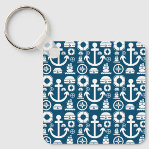 Porte-clés Marine Élément motif de mer