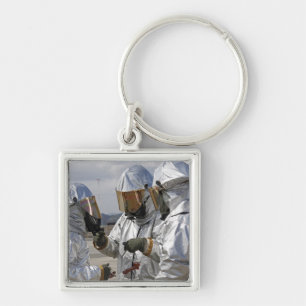 Porte-clés Marines de sapeur-pompier de délivrance d'avions