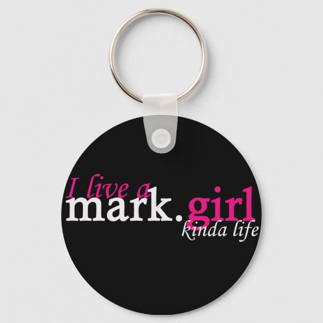 Porte-clés mark.girl genre de vie (Recto)