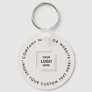 Porte-clés Marketing de logo personnalisé Promo Minimal Desig