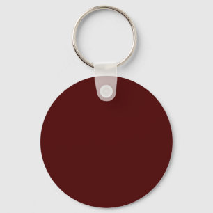Porte-clés Maroon brûlé (couleur solide)