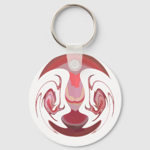 Porte-clés Maroon Majesty : Rustic Radiance Texté Africain