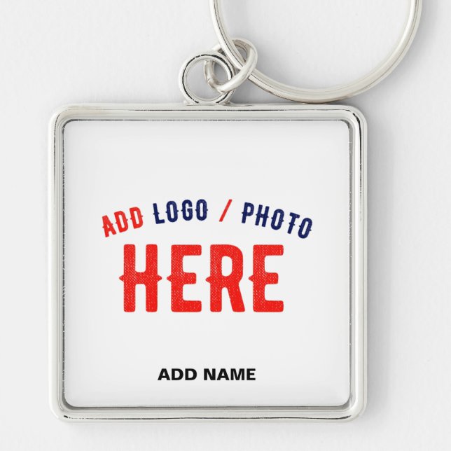 PORTE-CLÉS MARQUE BLANCHE MODERNE ET PERSONNALISABLE VÉRIFIÉE (Devant)