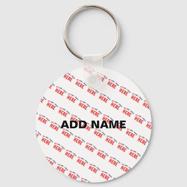 PORTE-CLÉS MARQUE BLANCHE MODERNE ET PERSONNALISABLE VÉRIFIÉE (Recto)