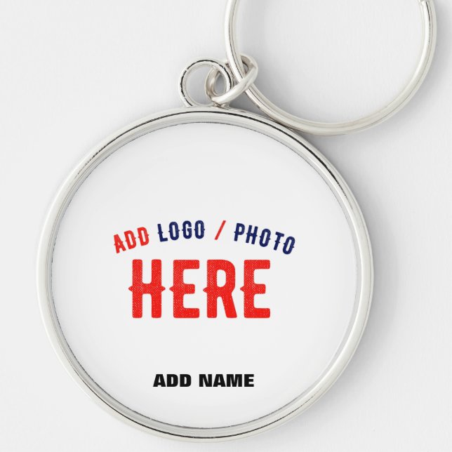 PORTE-CLÉS MARQUE BLANCHE VERIFIEE PERSONNALISABLE MODERNE ET (Devant)