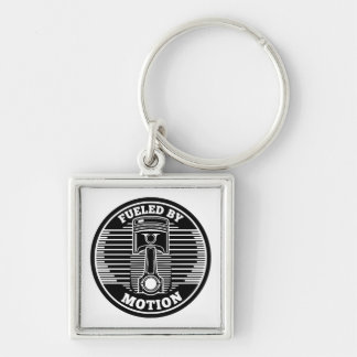Porte-clés Marque circulaire de piston cinétique mécanique