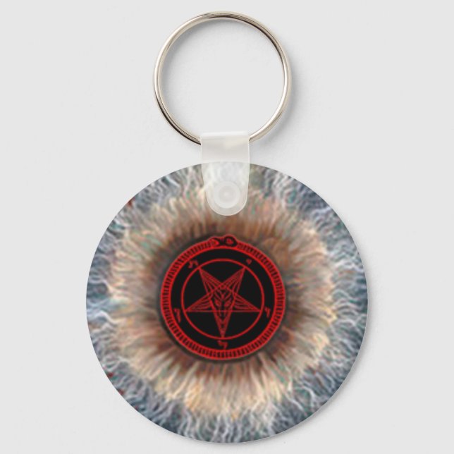 PORTE-CLÉS MARQUE DE L'EYEBALL DU DIABLE (Recto)