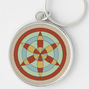Porte-clés Marque de sorcière de Suffolk Hexafoil (roue de ma