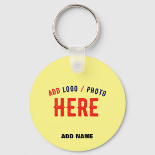 PORTE-CLÉS MARQUE VÉRIFIÉE MODERNE ET MODERNE PASTEL JAUNE