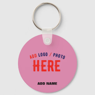PORTE-CLÉS MARQUE VÉRIFIÉE ROSE CHAUDE MODERNE ET COUSTE
