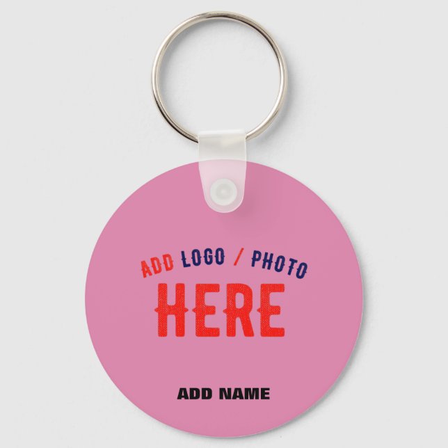 PORTE-CLÉS MARQUE VÉRIFIÉE ROSE CHAUDE MODERNE ET COUSTE (Recto)