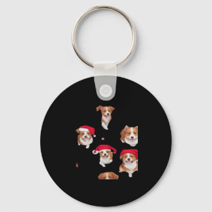 Porte-clés marrant motif noël yule yuletide Classic T-S
