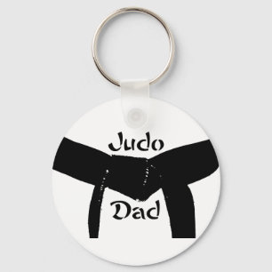 Porte-clés Martial Arts Black Belt Judo Dad Keychain