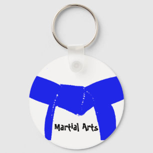 Porte-clés Martial Arts Light Blue Belt