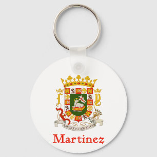 Porte-clés Martinez Bouclier de Porto Rico