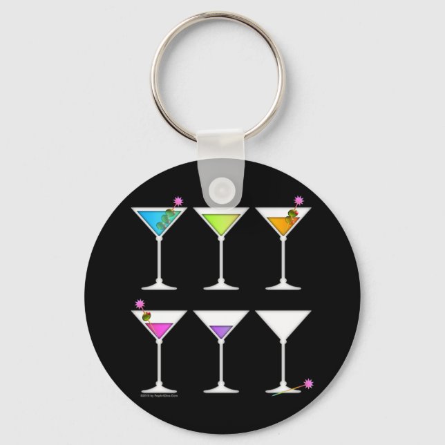 Porte-clés - Martinis En vente, en vente, VENDU (Recto)