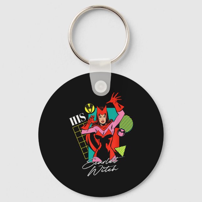 Porte-clés Marvel Saint-Valentin Couples Matching Son Écarlat (Recto)