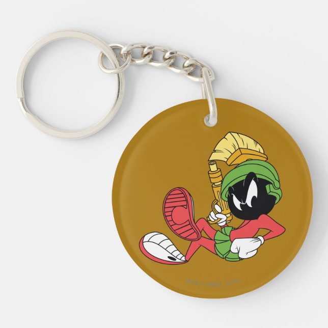Porte-clés MARVIN LE MARTIAN™ Recapitulatif Au Laser (Devant)