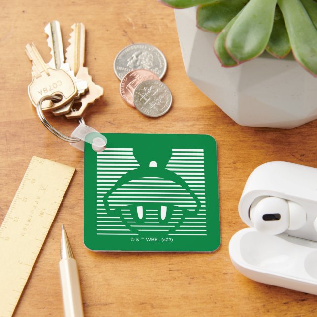 Porte-clés MARVIN L'Icône rayée MARTIAN™ (Bureau)