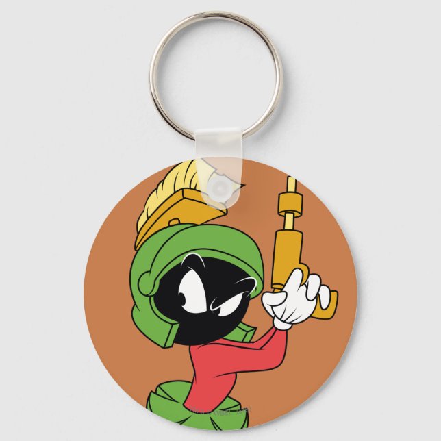 Porte-clés MARVIN THE MARTIAN™ Ready With Laser (Recto)