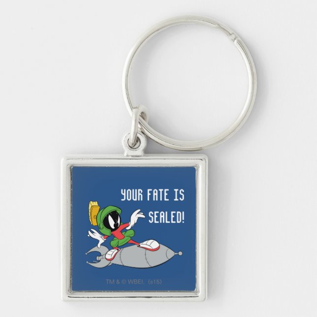 Porte-clés MARVIN THE MARTIAN™ Riding Rocket (Devant)