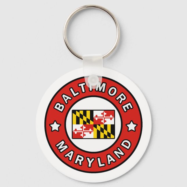 Porte-clés Maryland de Baltimore (Recto)