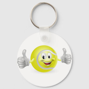 Porte-clés Mascotte de balle de tennis
