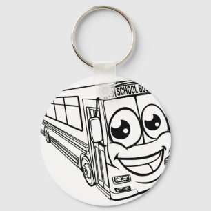Porte-clés Mascotte de l'école de personnage de dessin