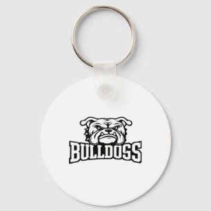 Porte-clés Mascotte des Bulldogs Retour à l'école Esprit d'éq