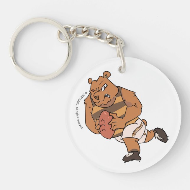 Porte-clés mascotte GGFL Bears (Devant)