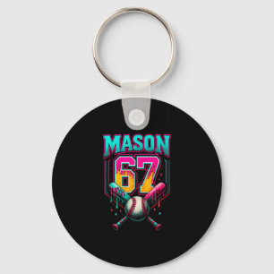 Porte-clés Mason 67 Drôle de crème glacée qui coule Bysebyll