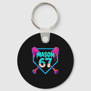 Porte-clés Mason 67 Drôle de crème glacée qui coule Design de