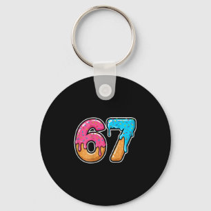 Porte-clés Mason 67 Glace Dégoulinant Mème Six Sept Drôle (su