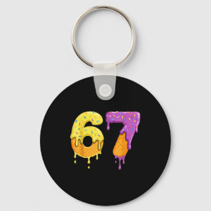 Porte-clés Mason 67 Glace Dégoulinante Mème Six Sept Drôle