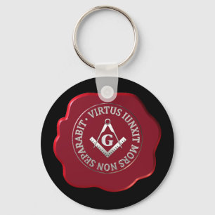Porte-clés Masonic sceau de cire