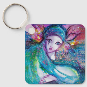 Porte-clés MASQUE BLEU / Masques de Venise