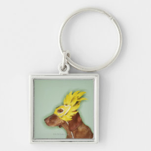 Porte-clés Masque de port de chien