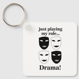 Porte-clés Masque de Théâtre Théâtre Drame Scène Comédie