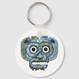 Porte-clés Masque en mosaïque aztèque