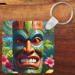 Porte-clés Masque Tiki