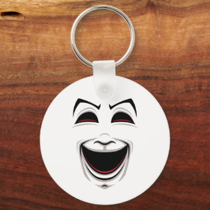 Porte-clés Masques de théâtre de comédie et de tragédie
