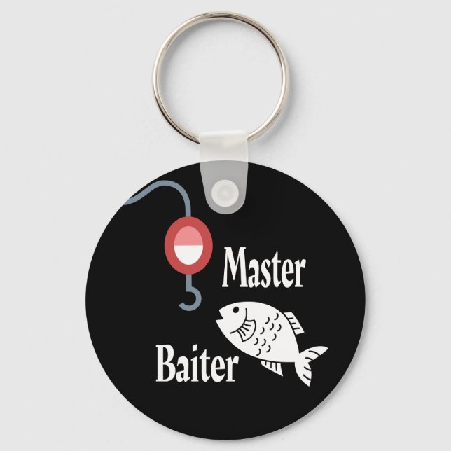 Porte-clés Master Baiter Fishing Funny (Recto)