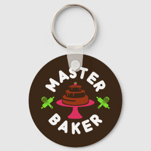 Porte-clés Master Baker Minimal Gâteau au chocolat