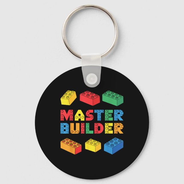 Porte-clés Master Builder Chemise Briques Blocs Enfants adult (Recto)