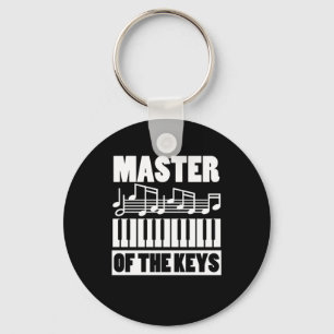 Porte-clés Master Of The Keys Piano Player Pianist Music Note