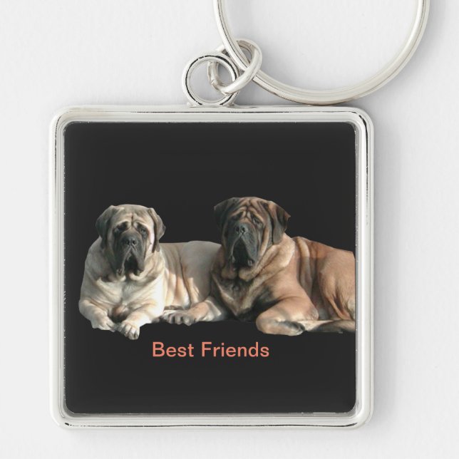 Porte-clés Mastiff Best Friends (Devant)