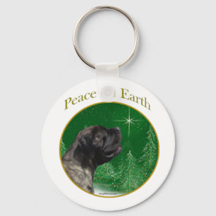 Porte-clés Mastiff (brindle) Paix