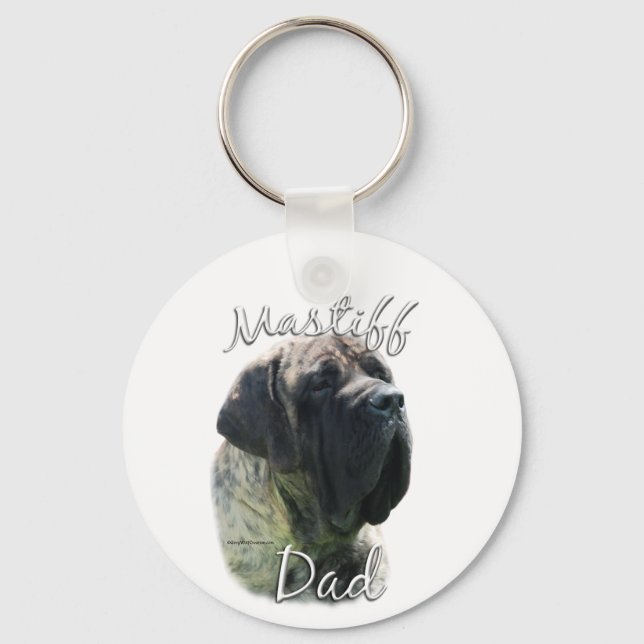 Porte-clés Mastiff (brosse) Papa 2 (Recto)