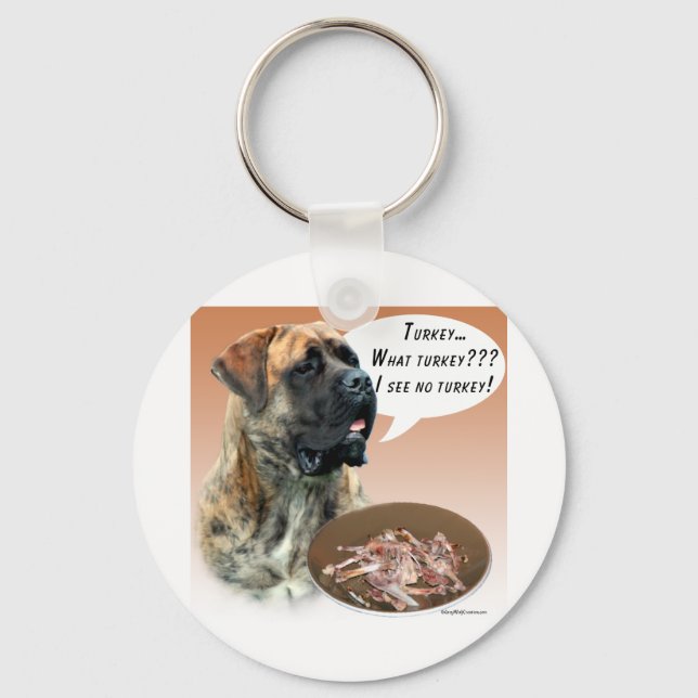 Porte-clés Mastiff (brosse) Turquie (Recto)