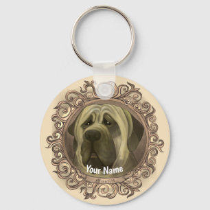 Porte-clés Mastiff Chien 